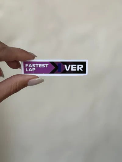 STICKER TÉRMICO FAST LAP MAX VERSTAPPEN 7x1