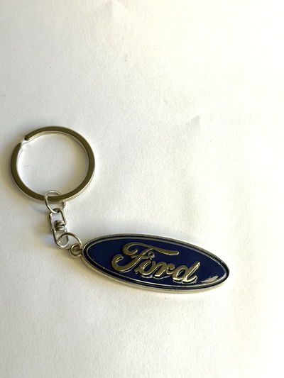 LLAVERO METAL FORD AZUL