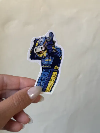 STICKER TÉRMICO ALONSO VINTAGE 8x3