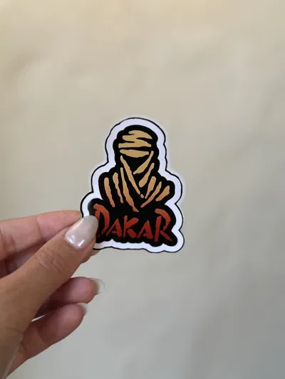 STICKER TÉRMICO DAKAR 7x6