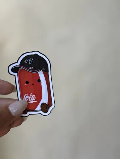 STICKER TÉRMICO ALPINE COCA COLA 7x4