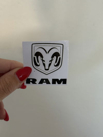 STICKER TÉRMICO LOGO RAM 5x5