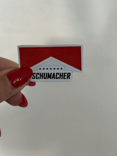 STICKER TÉRMICO SCHUMACHER  5x3