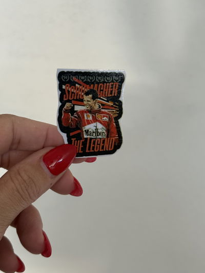 STICKER TÉRMICO CSCHUMACHER THE LEGEND  5x4