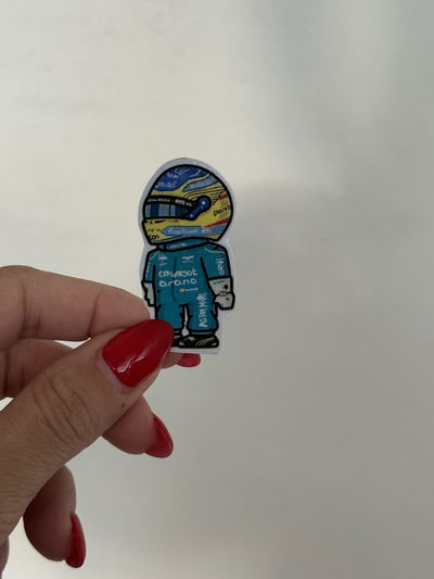 STICKER TÉRMICO MINI ALONSO  -  4x3