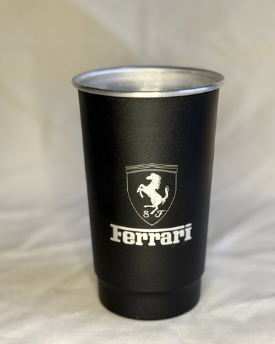 JARRA DE ALUMINIO GRABADO -FERRARI