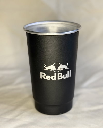 JARRA DE ALUMINIO GRABADO -RED BULL 