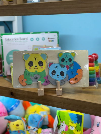 Rompecabezas madera familia