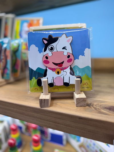 Rompecabeza con encastre didáctico 3D