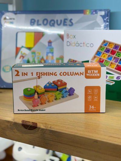 Juego de pesca 2 en 1 grande