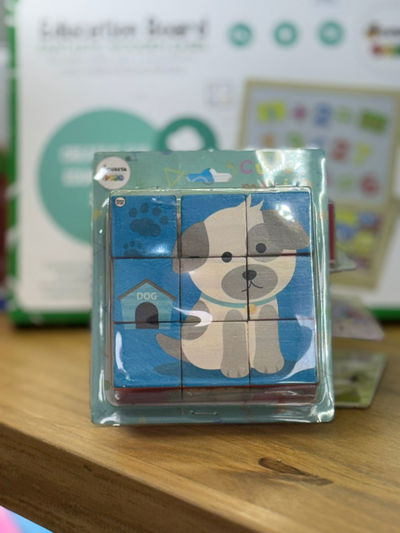 Cubo mágico rompecabezas madera