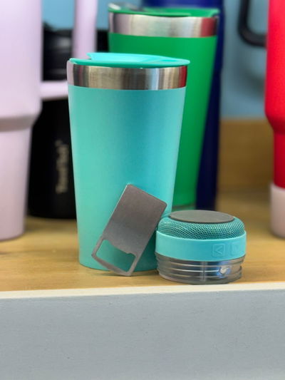 Vaso cervecero + Destapador + Parlante Bluetooth