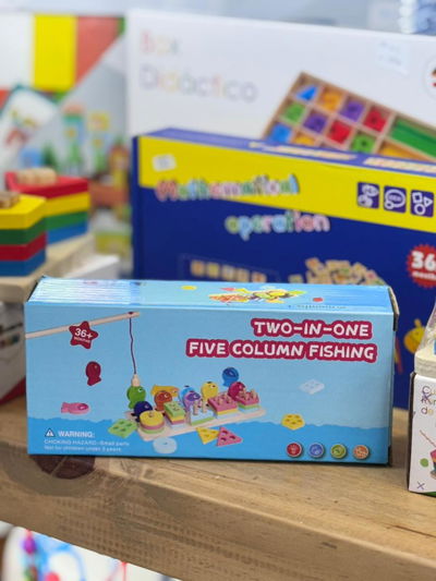Juego de pesca 2 en 1 mini