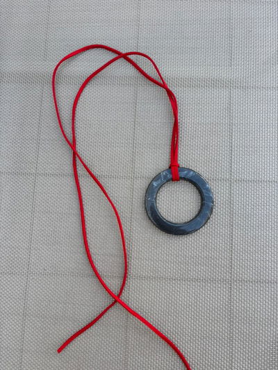COLLAR CIRCULO RESINA