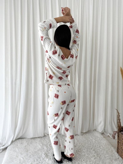 Pijama OSITOS crudo