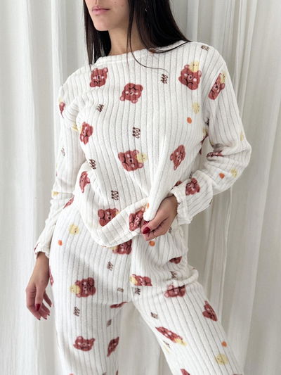 Pijama OSITOS crudo