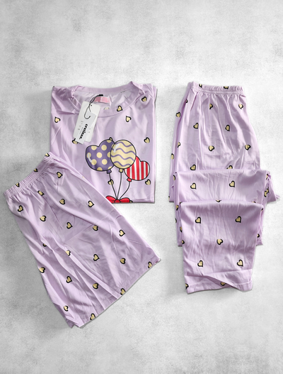 Pijama 3 piezas - Cinnamoroll Lila