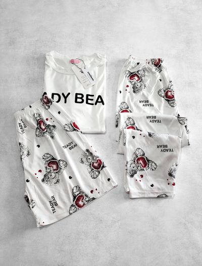 Pijama 3 piezas - OSITO WHITE