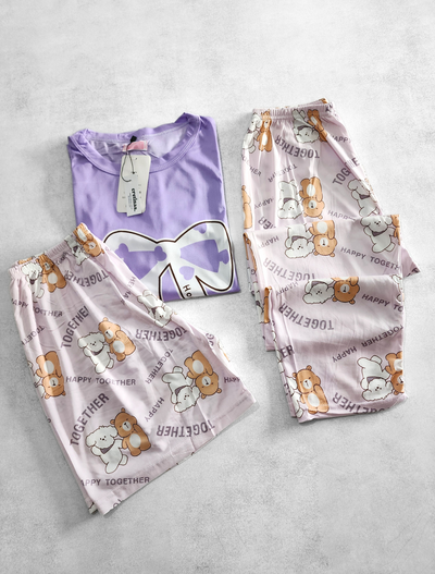 Pijama 3 piezas - Moño