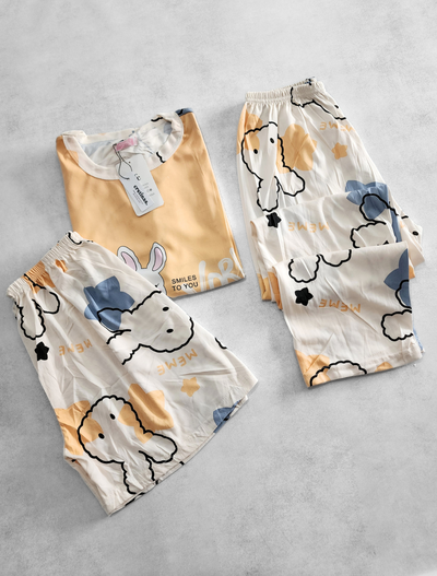 Pijama 3 piezas - Conejito