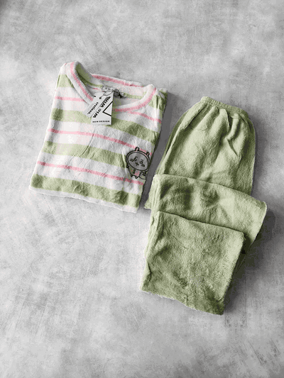Pijama polar soft RAYADO