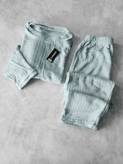 Pijama polar soft Acanalado