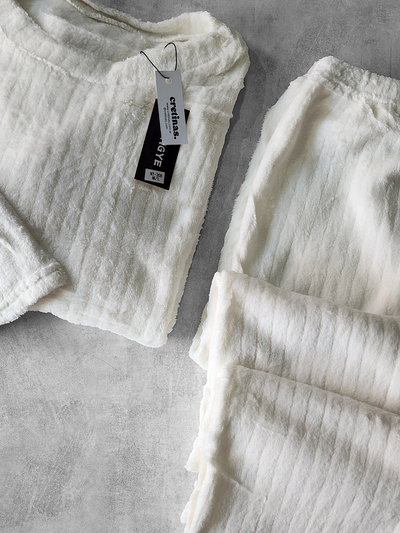 Pijama polar soft Acanalado