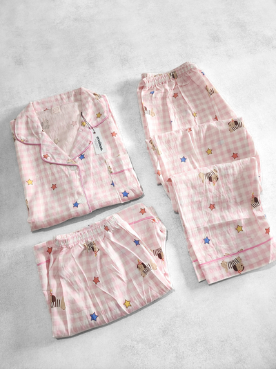 Pijama Camisero 3 PIEZAS