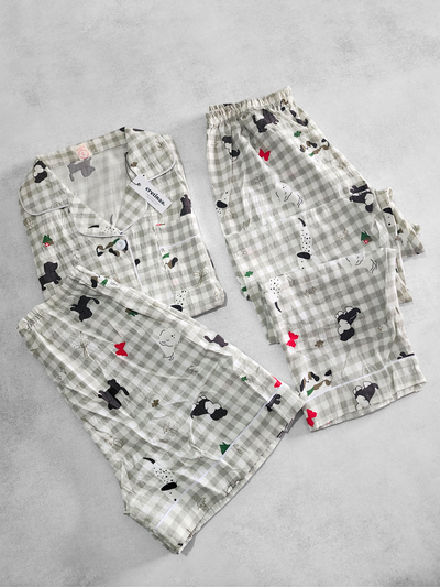 Pijama Camisero 3 PIEZAS