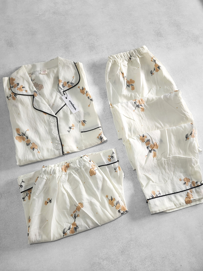 Pijama Camisero 3 PIEZAS