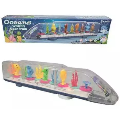 Tren musical de animales marinos