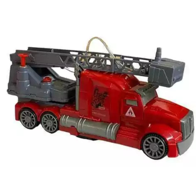 Camion de bomberos transformer lanza agua