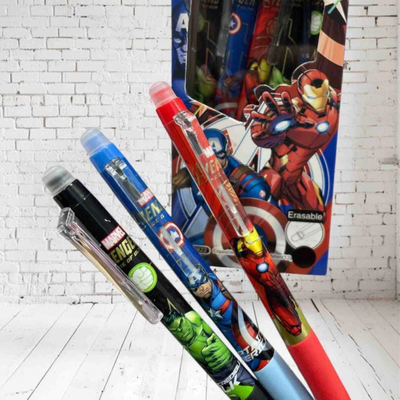 lapicera borrable marvel