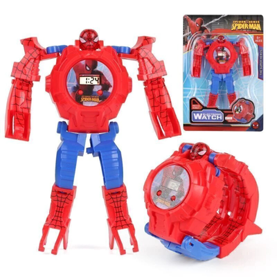 reloj transformer spiderman