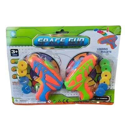 pistola x2 lanza discos