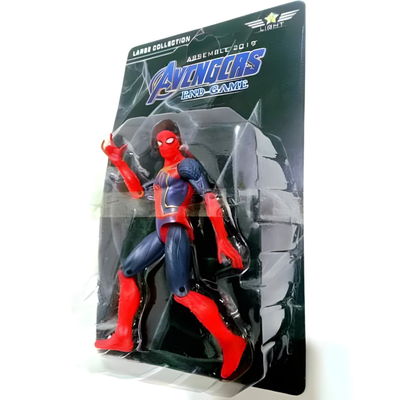 muñeco spiderman articulado con luz