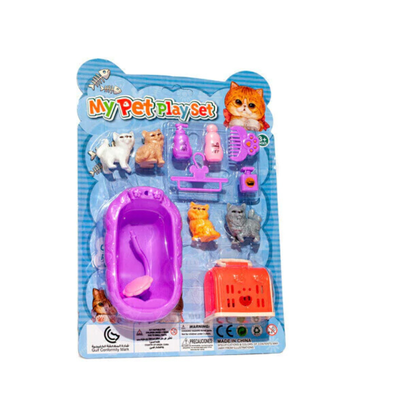 mascotas gatos con bañera