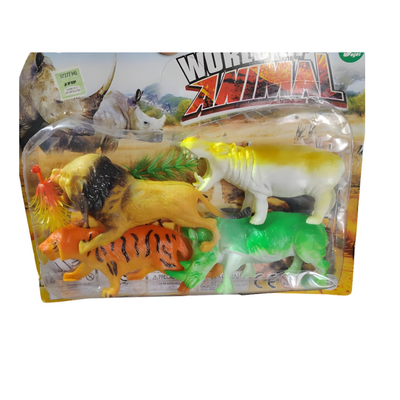 animales de selva x4