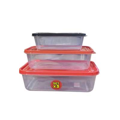 set tupper x3