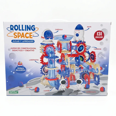 laberinto de bolitas del espacio