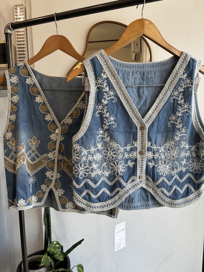 Chaleco denim 