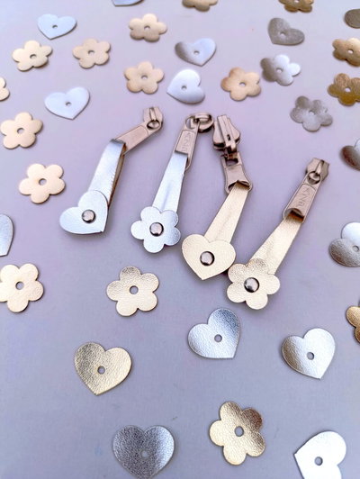 tira cierre metalizados 