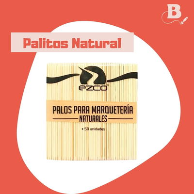 Palitos de Helado Color Natural – Pack x50 Unidades