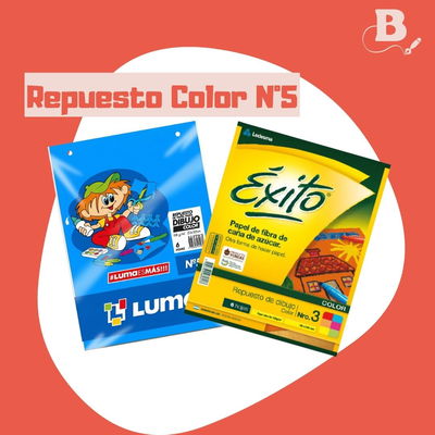  Repuesto de Hojas Nº5 Color