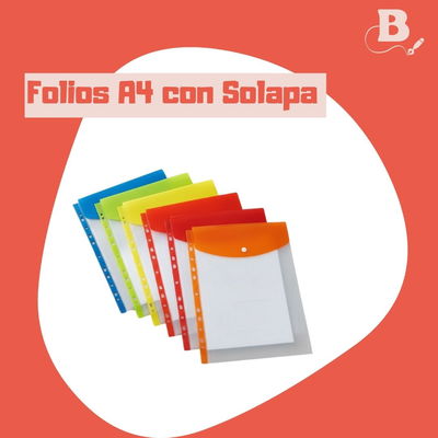 Folios A4 con Solapa