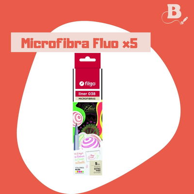 MICROFIBRA FILGO LINER 038 X 5U FLUO
