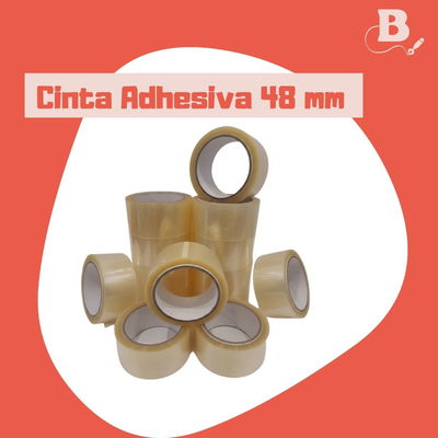 Cinta Adhesiva EMBALAR TRANSPARENTE 48 mm x 40 Metros