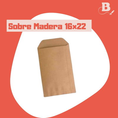 Sobre Bolsa Kraft Marrón 16x23cm Medoro – Ecológico