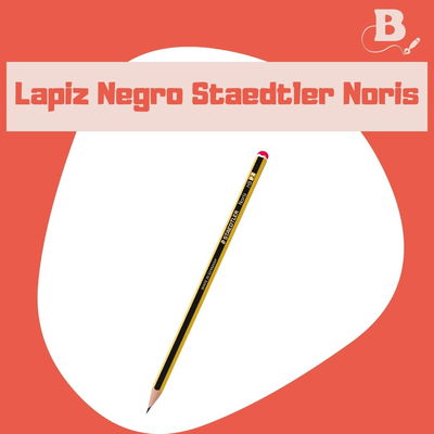 Lápiz Staedtler Noris HB – Negro, de Grafito