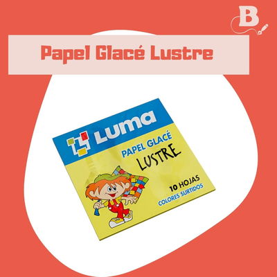 Papel Glacé Lustre Luma x 10